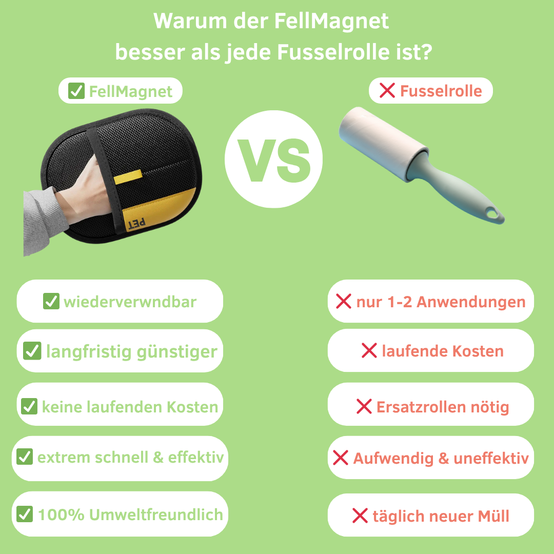 FellMagnet - HaarHandschuh